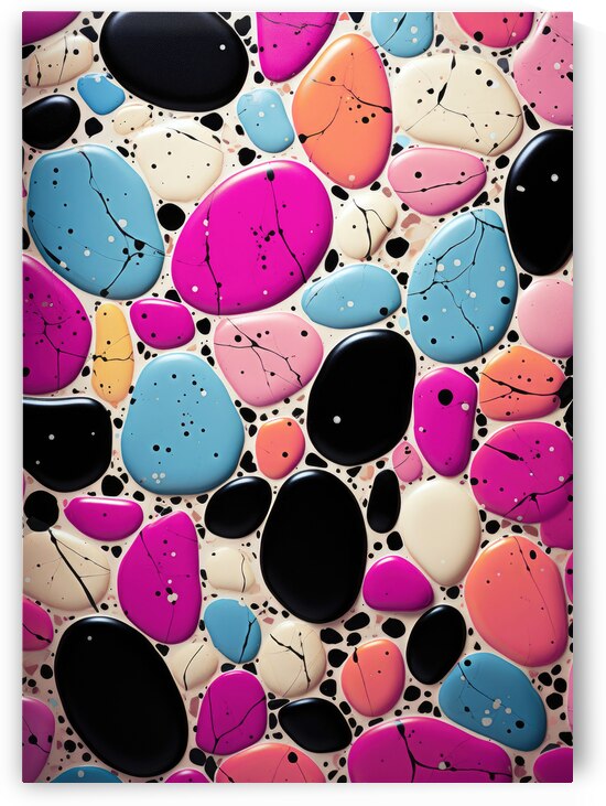 Terrazzo pattern art 3 by Justyna Jaszke JBJart
