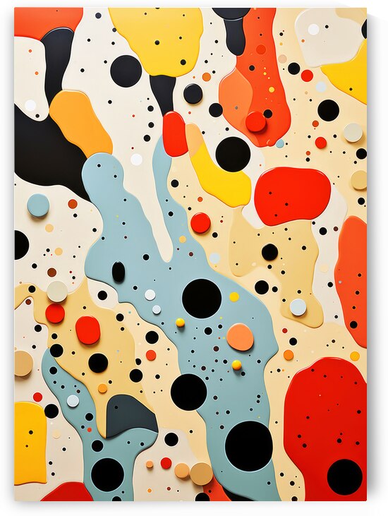 Terrazzo pattern art 4 by Justyna Jaszke JBJart
