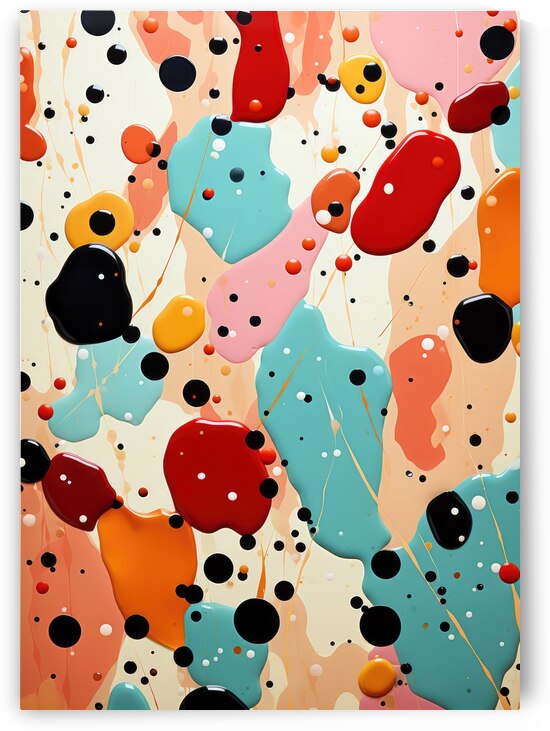 Terrazzo pattern art 6 by Justyna Jaszke JBJart