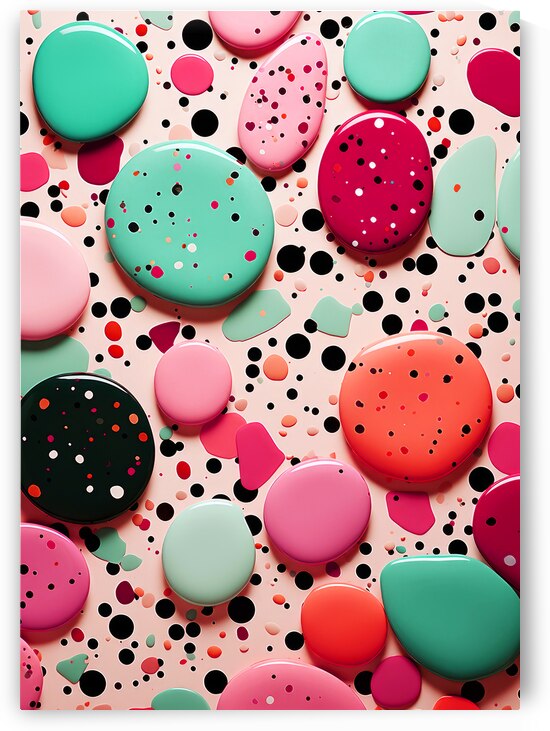 Terrazzo pattern art 7 by Justyna Jaszke JBJart