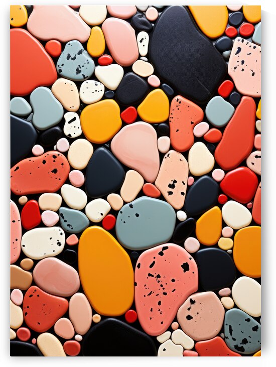 Terrazzo pattern art 8 by Justyna Jaszke JBJart