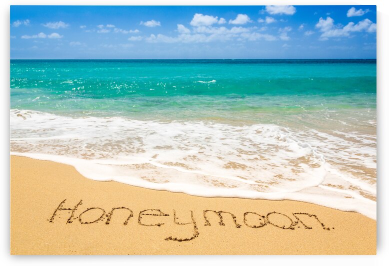 Romantic memory of honeymoon on tropical island by Steve Heap