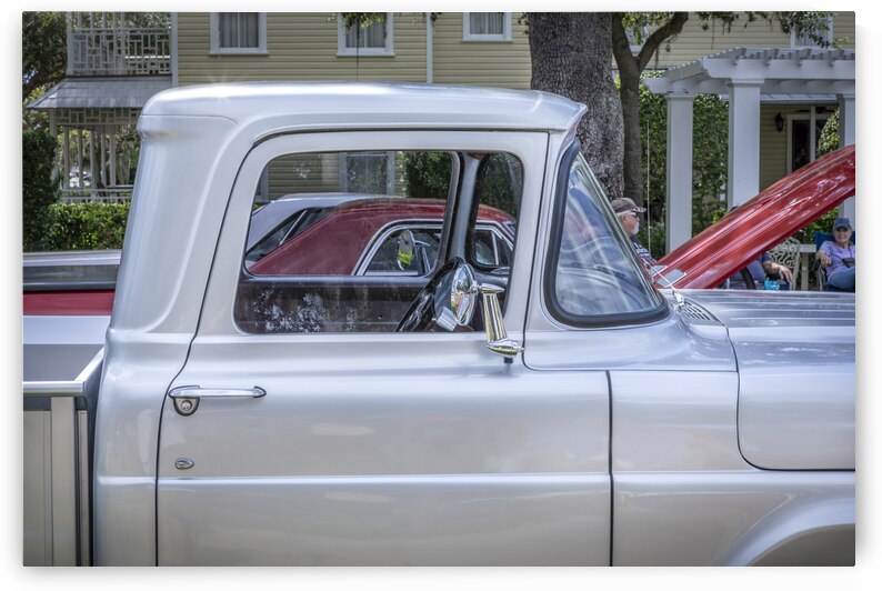 1957 Silver Ford F100 Pickup Truck X 11 by Rich Franco