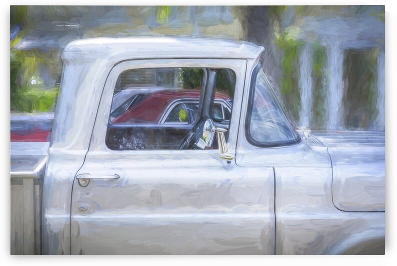 1957 Silver Ford F100 Pickup Truck X 12 by Rich Franco