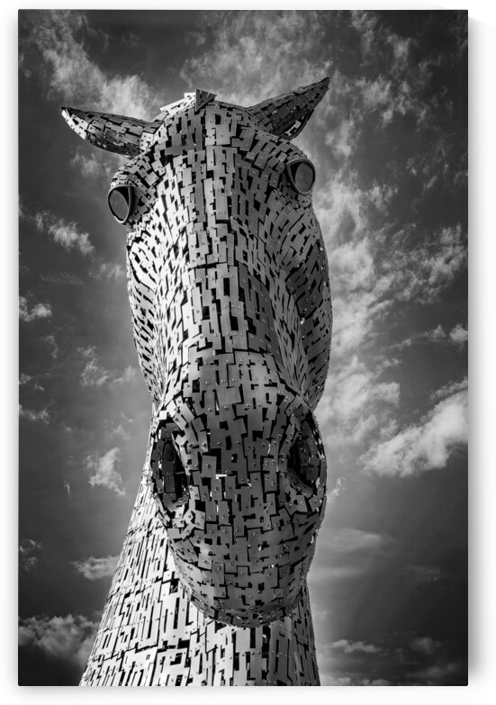 The Kelpies  BFG4222   027 1B TzS  BW by Brian Gavin