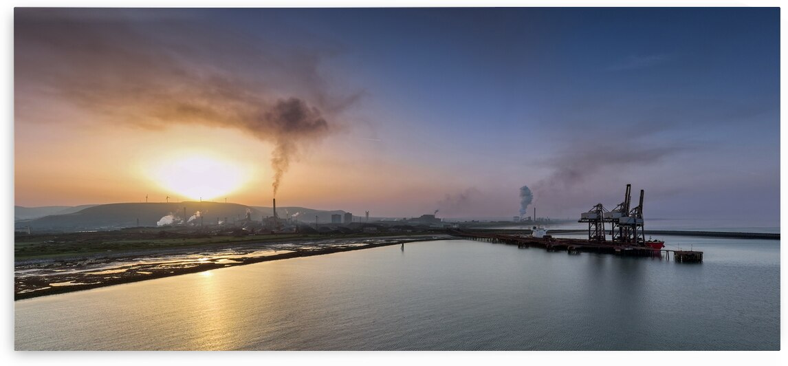 Port Talbot sunrise by Leighton Collins