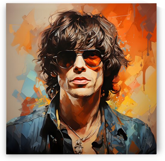 A Mick Jagger Pop Art Portrait by Dudley