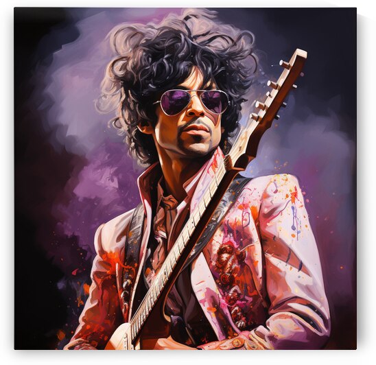 A Pop Art Portrait of Prince by Dudley