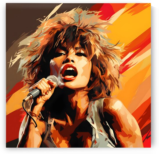 A Pop Art Picture of Tina Turner by Dudley