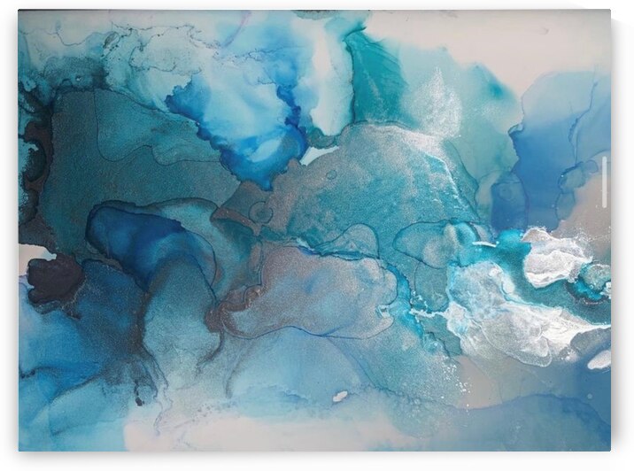 Blue Smoke by Amanda Melia Art