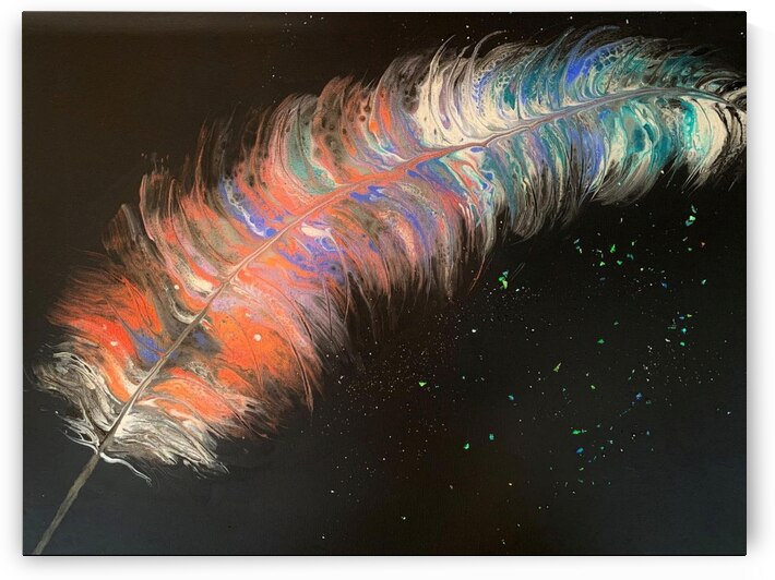 Dr. Seuss Feather by Amanda Melia Art