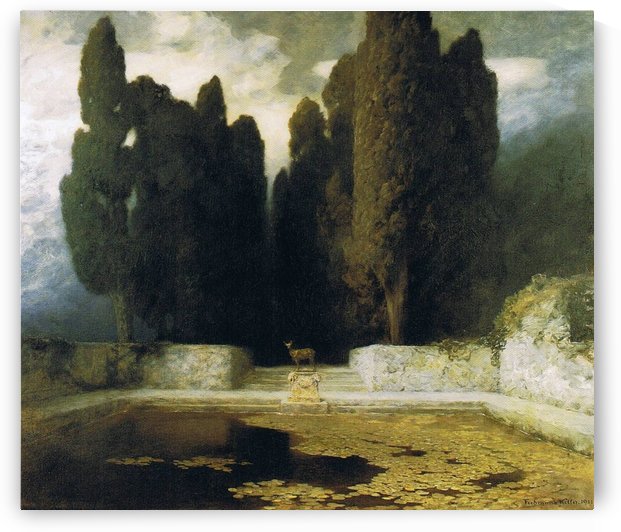 The Tomb of Arnold Bocklin by Ferdinand Keller