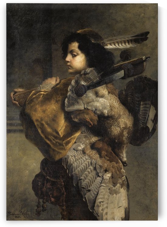 Jagender Jungling by Ferdinand Keller