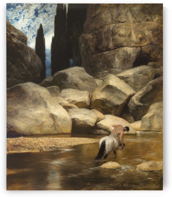 Lonely Centaur by Ferdinand Keller