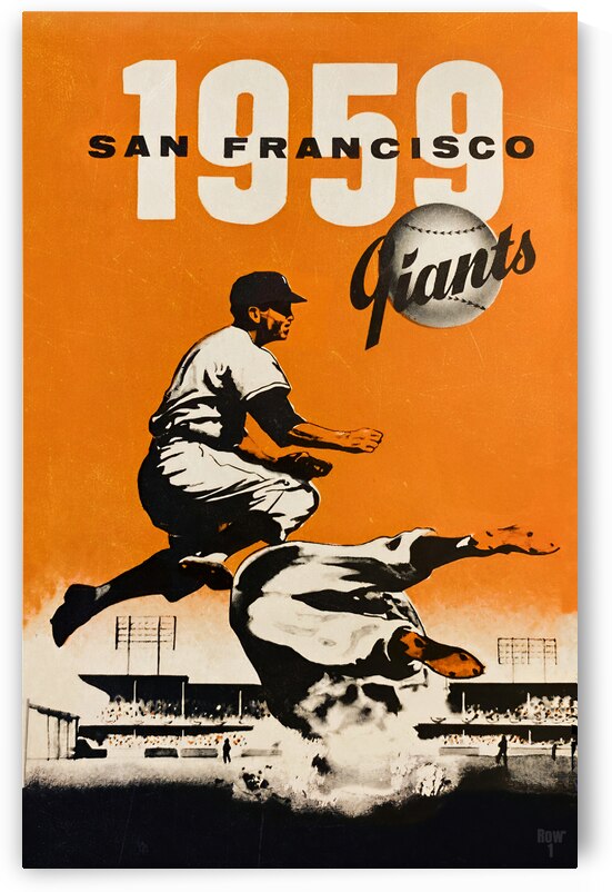 1959 San Francisco Giants Art by Row One Brand