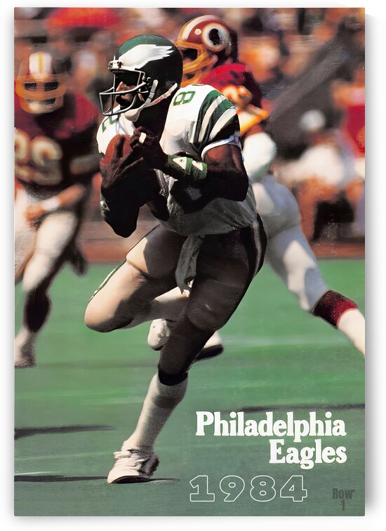 1984 Philadelphia Eagles Remix Art by Row One Brand