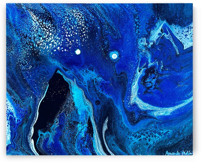 Starry Ice by Amanda Melia Art