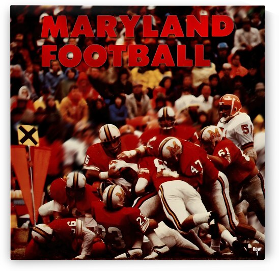 1978 Maryland Terps Football by Row One Brand