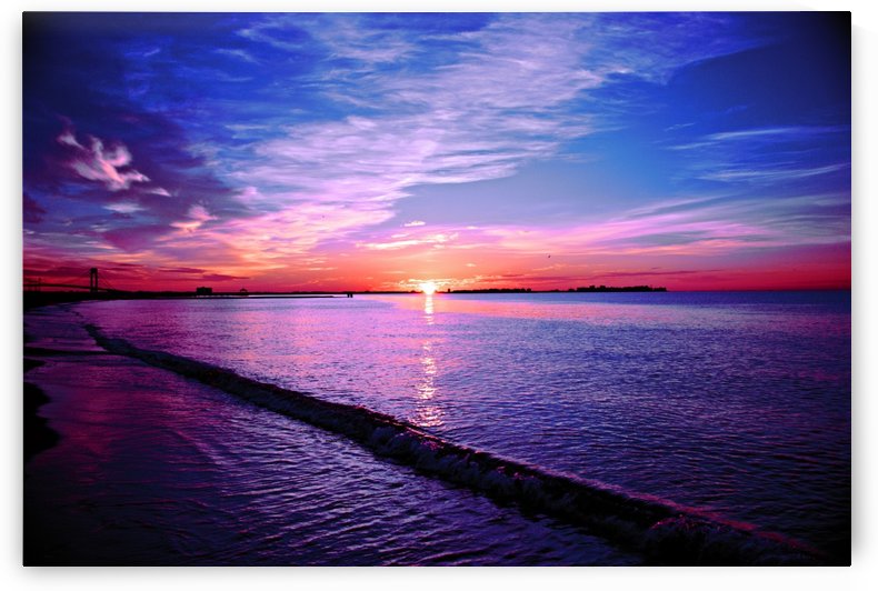 Sunrise by the beach by Areeb