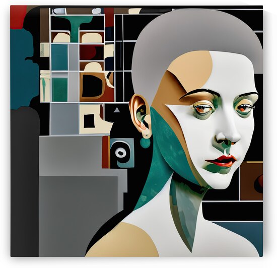 Beauty and mystery in cubism - GIA0923-1041-ILU by JordiCarrio