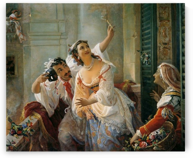 Roman Carnival by Vasily Sergeyevich Smirnov