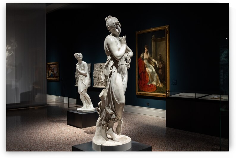 Dancer with finger on her chin by Antonio Canova 1814. Classic by Paolo Modena