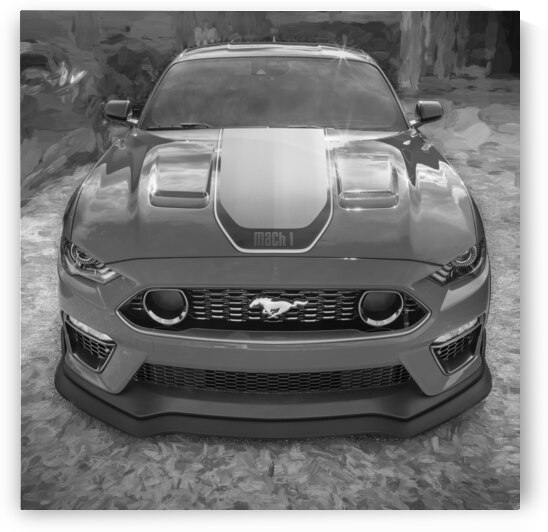 2021 Ford Mustang Mach 1 Grabber Blue X 2 by Rich Franco