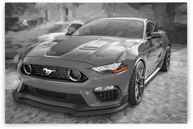 2021 Ford Mustang Mach 1 Grabber Blue X 6 by Rich Franco