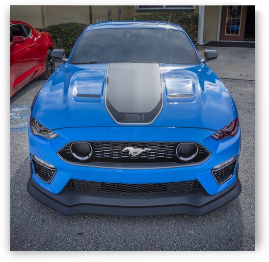 2021 Ford Mustang Mach 1 Grabber Blue X 8 by Rich Franco