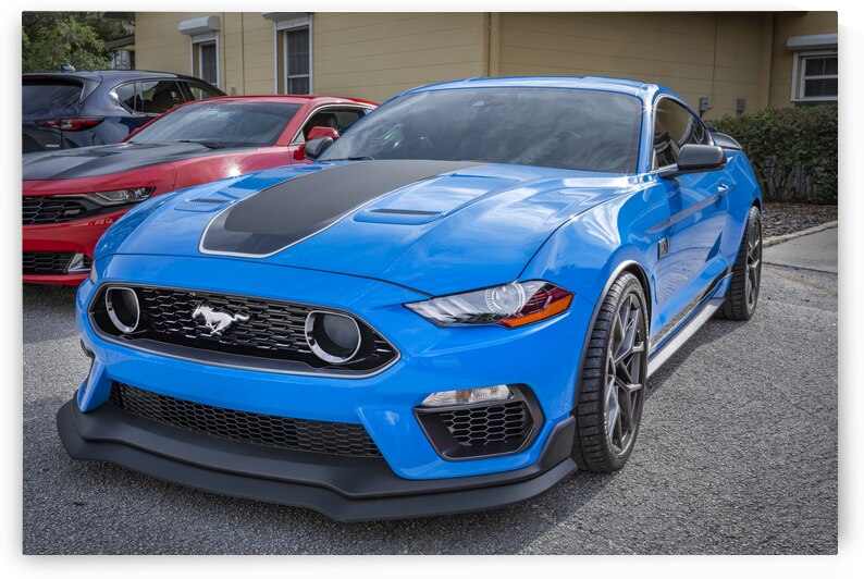2021 Ford Mustang Mach 1 Grabber Blue X 12 by Rich Franco