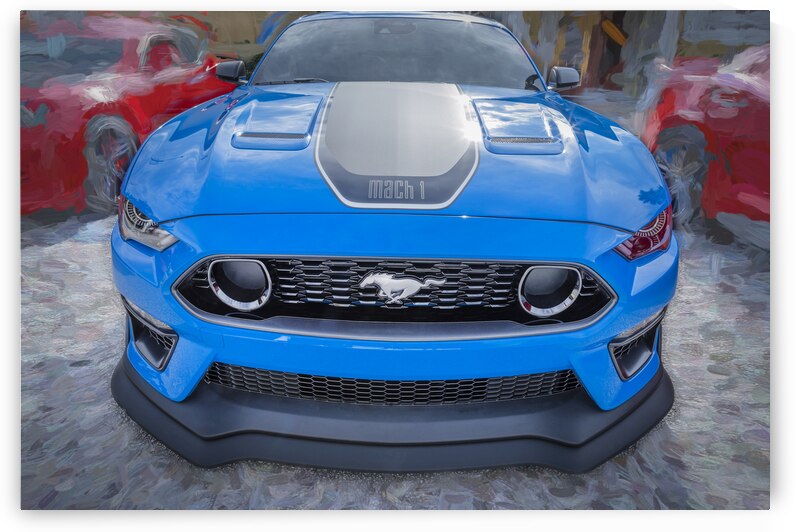 2021 Ford Mustang Mach 1 Grabber Blue X 14 by Rich Franco