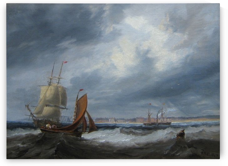 Shipping off Seaham by John Wilson Carmichael