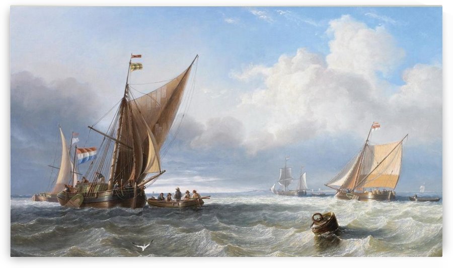 Off the Dutch Coast by John Wilson Carmichael