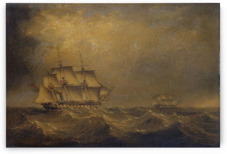 The Pursuit by John Wilson Carmichael