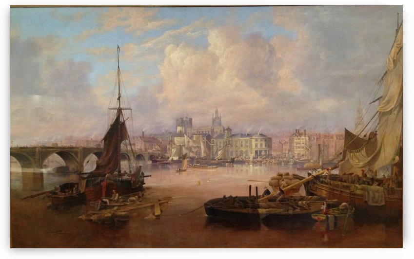 The Mayors Barge on The Tyne by John Wilson Carmichael