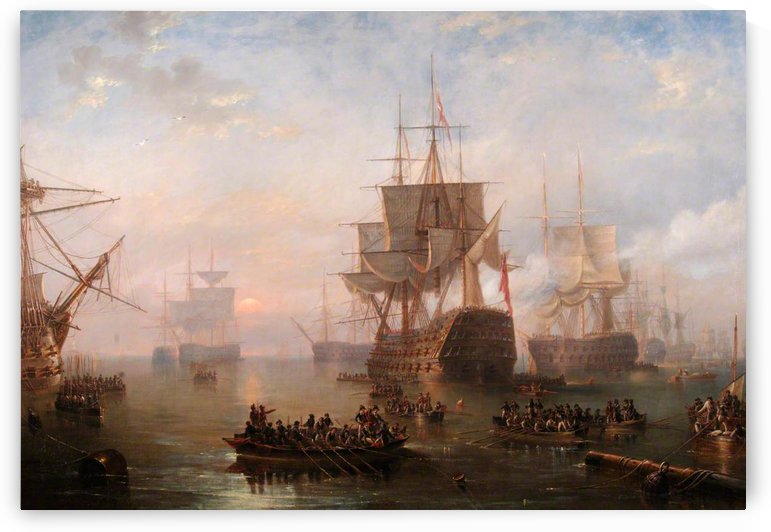 Anchored off the Isle of Wight by John Wilson Carmichael