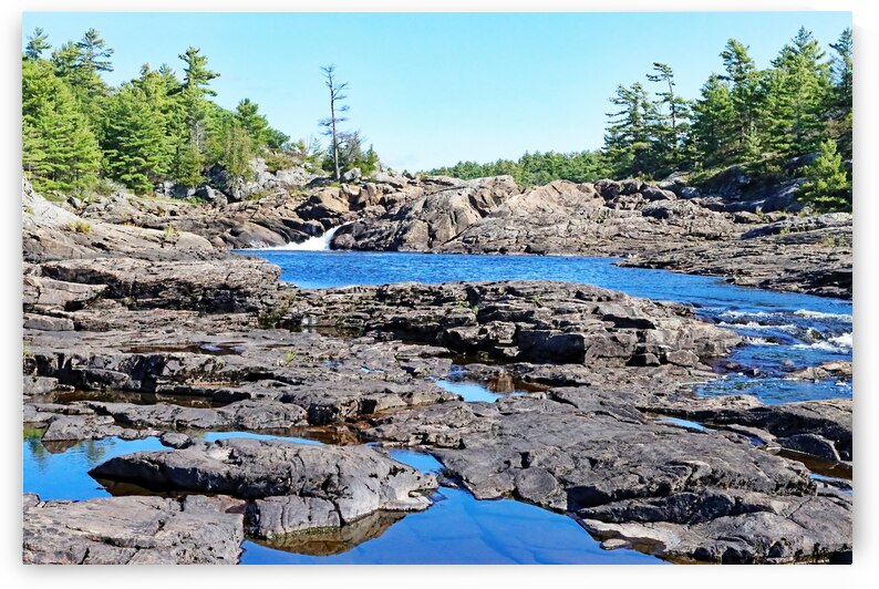 Moon River Falls III by Deb Oppermann