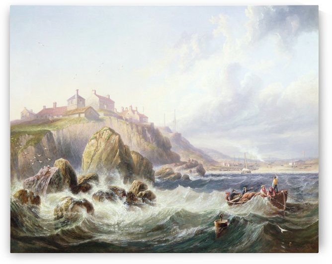 Fishing boats off Scotland by John Wilson Carmichael