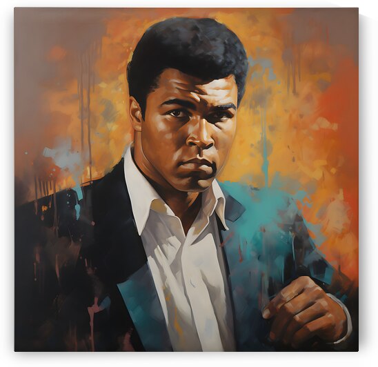 The legendary boxing champion Muhammad  Ali -Muhammad  Ali  wall art by Goldfishwallart