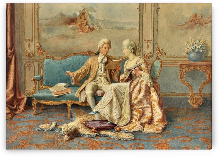 A couple playing music by Stephan Sedlacek