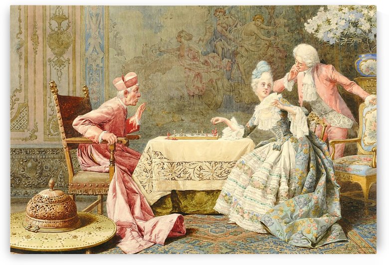 Playing chess with a cardinal by Stephan Sedlacek