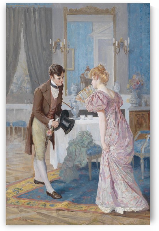 A couple flirting by Stephan Sedlacek
