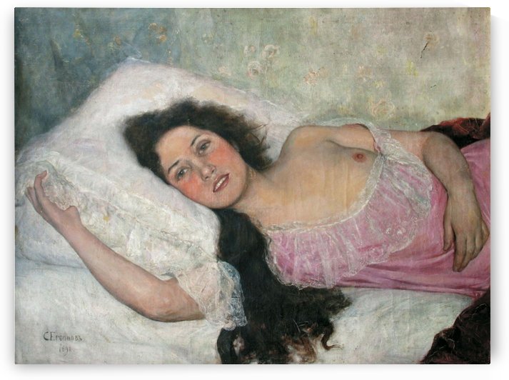 Portrait of ED Sveshnikova by Sergei Semenovich Egornov