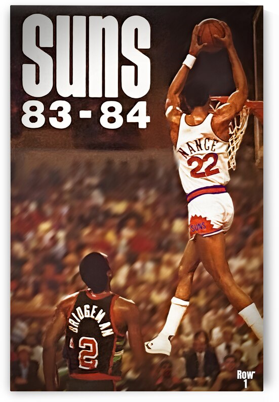 1983 Phoenix Suns Larry Nance Dunk by Row One Brand