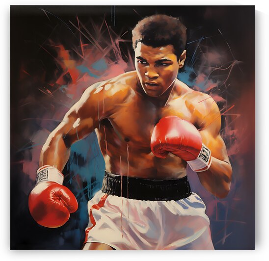 VINTAGE MUHAMMAD ALI BOXING CHAMPION WALL ART by Goldfishwallart