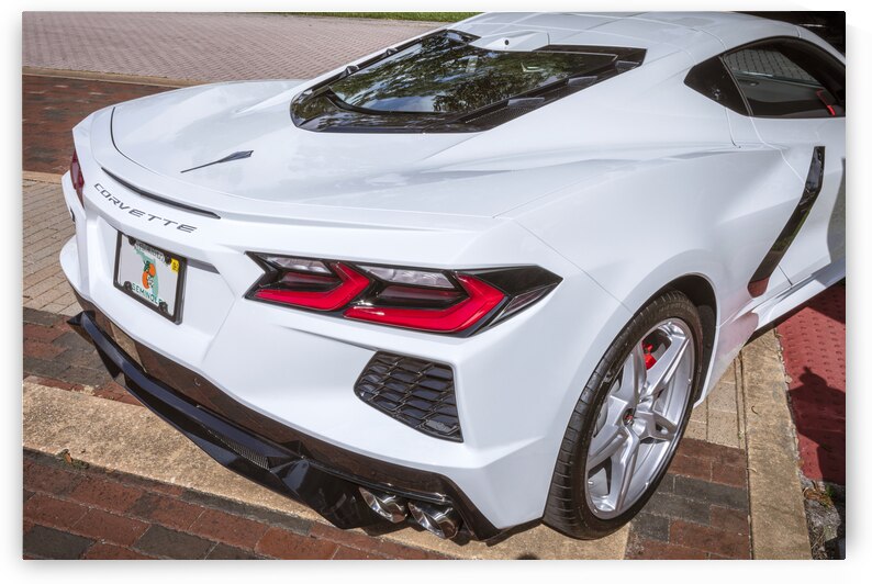 2021 White Chevrolet Corvette C8 X 3 by Rich Franco
