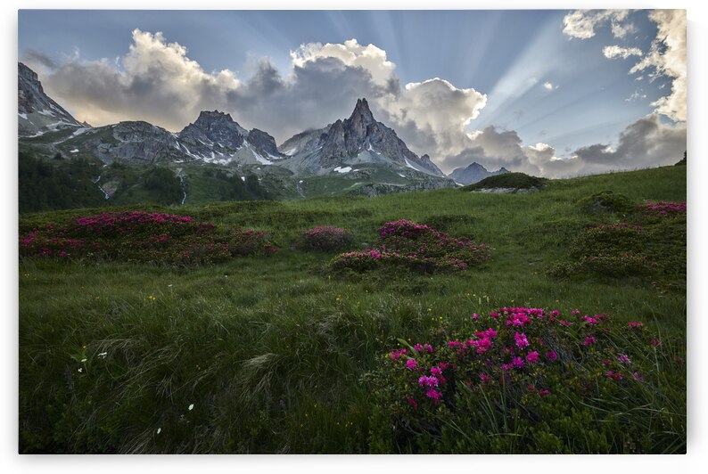 God Rays in the French Alps by Images By Jon Evan