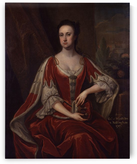 Anne Hatton, Countess of Winchilsea by Jonathan Richardson