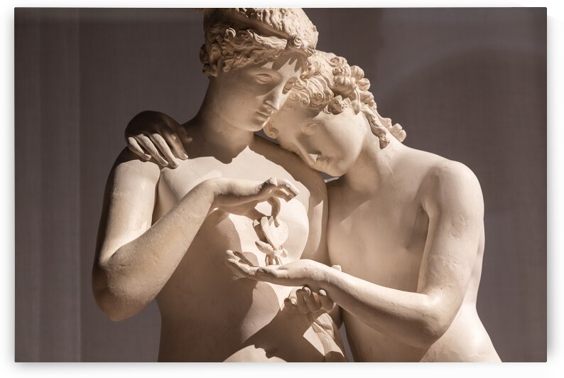 Cupid and Psyche standing Antonio Canova. by Paolo Modena
