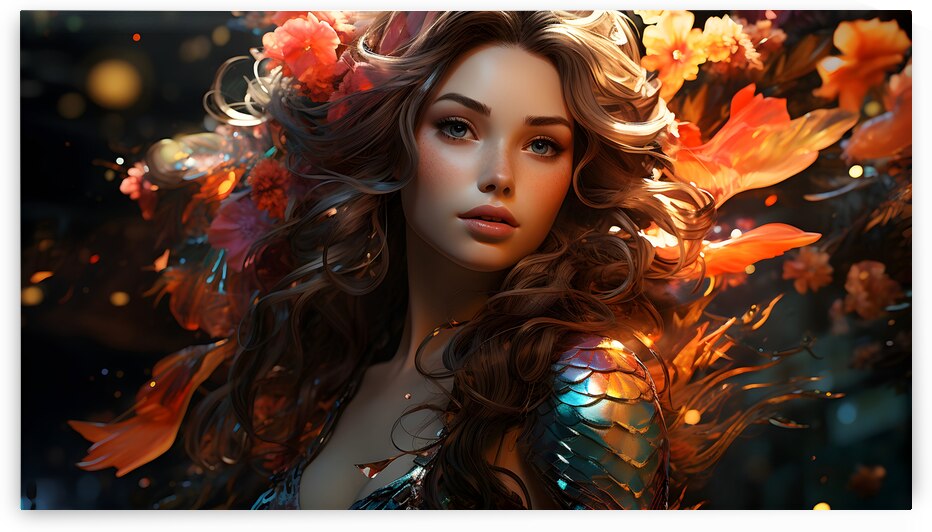 Dazzling Mermaid Illustration. by Israt Jahan Elma